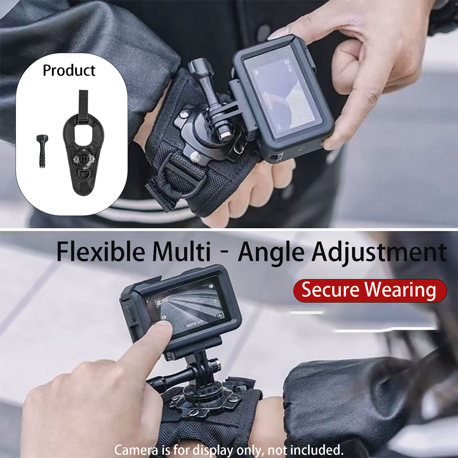 Camera Wrist Strap - Regulowany uchwyt na nadgarstek do kamer
