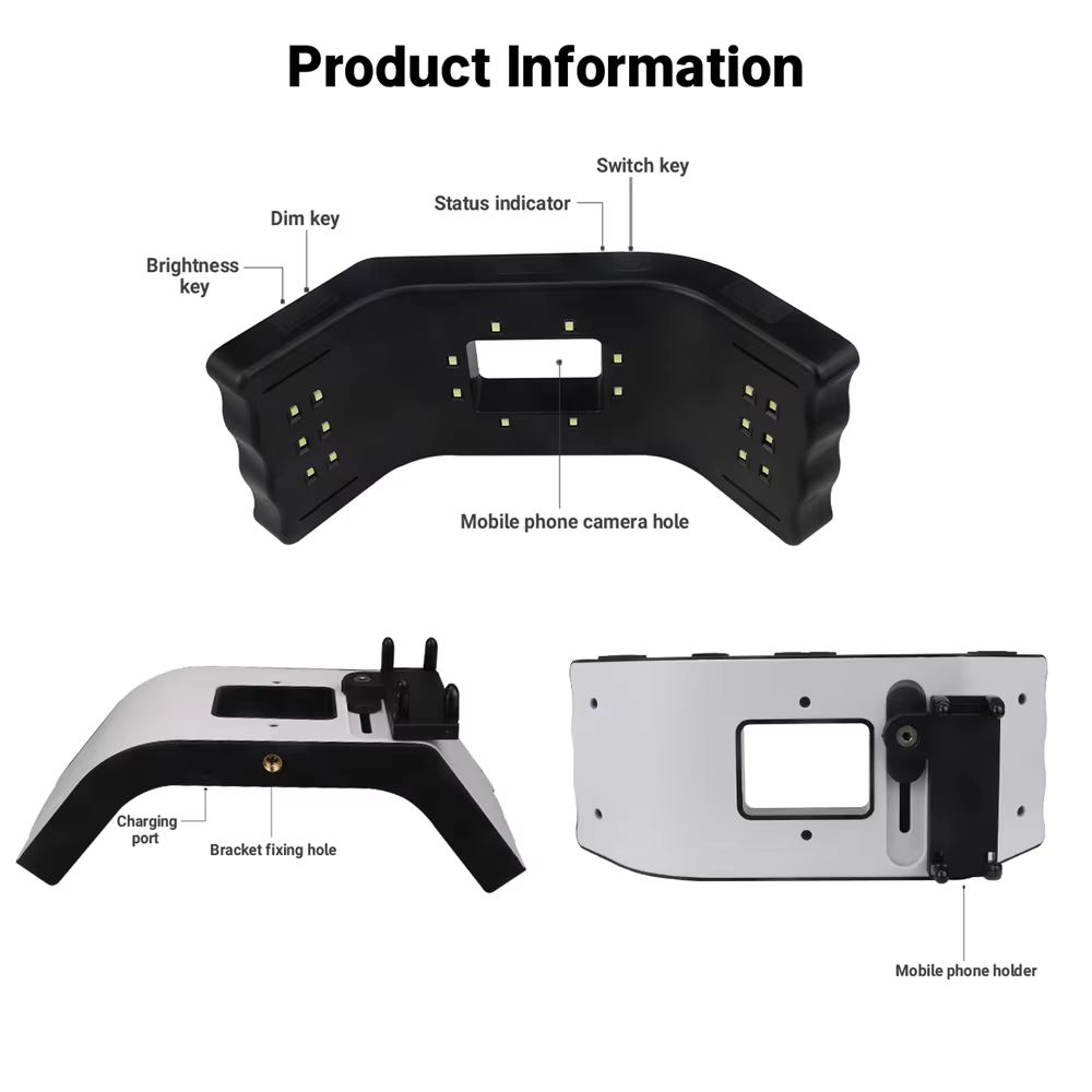 JUMTOP – lampa LED do fotograf – Photography Videos Free recenzja i cena